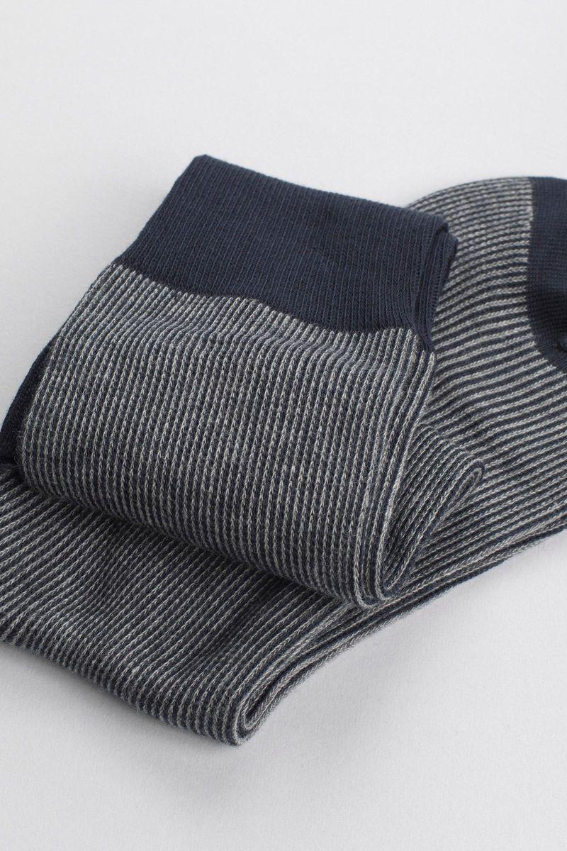 Angelico Calze grigie millerighe jacquard Negozi Online