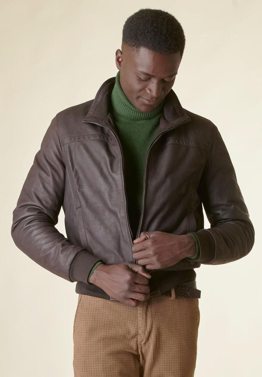 Angelico Bomber moro nabuck imbottito Presa