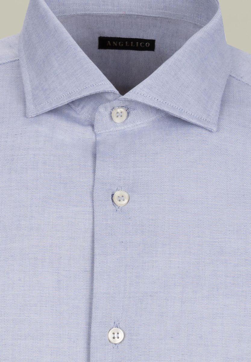 Angelico Camicia avio micro-armatura slim Economico