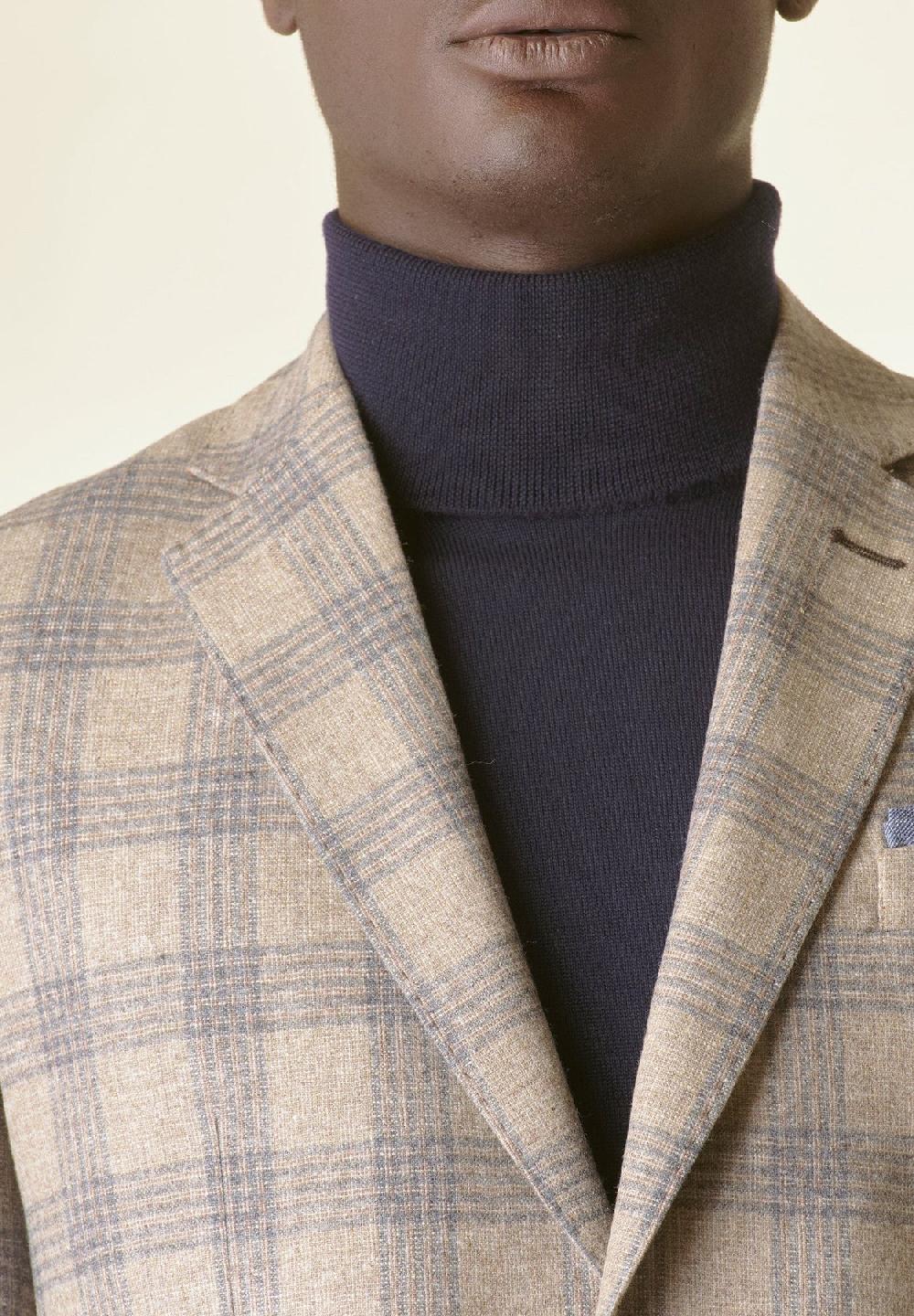 Angelico Giacca Galles naturale-grigio lana-cashmere Custom Promozione Limitata