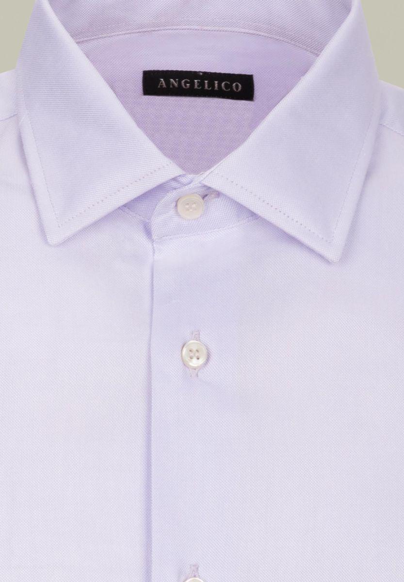 Angelico Camicia glicine cotone panama slim Presa