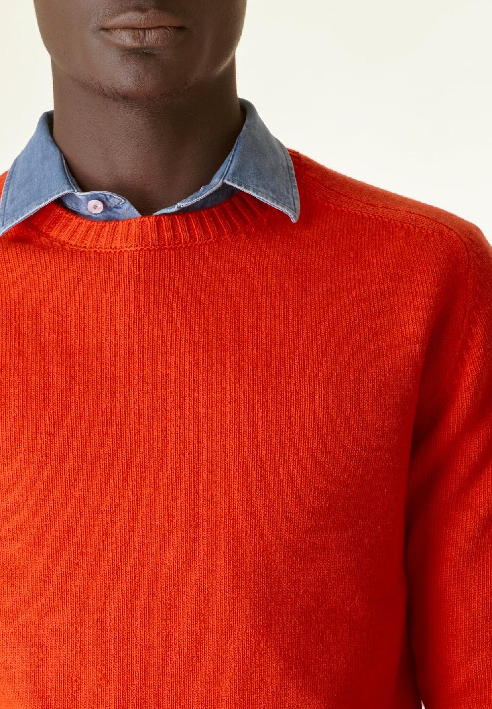 Angelico Maglia mandarino raglan bordi alti Economico