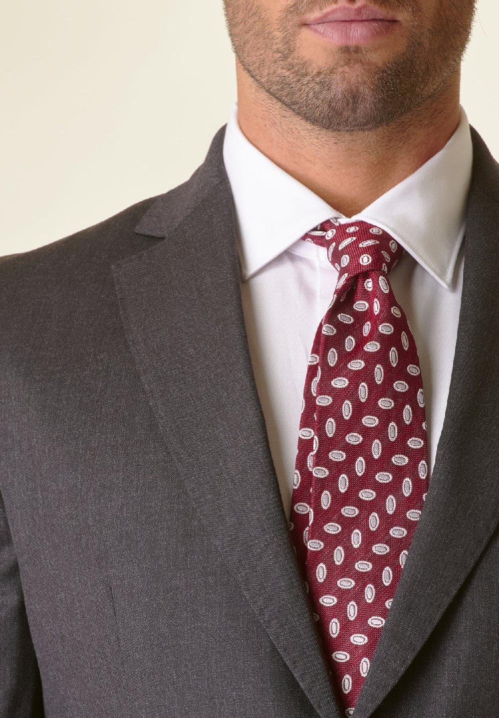 Angelico Abito antracite saglia di lana custom fit Saldi