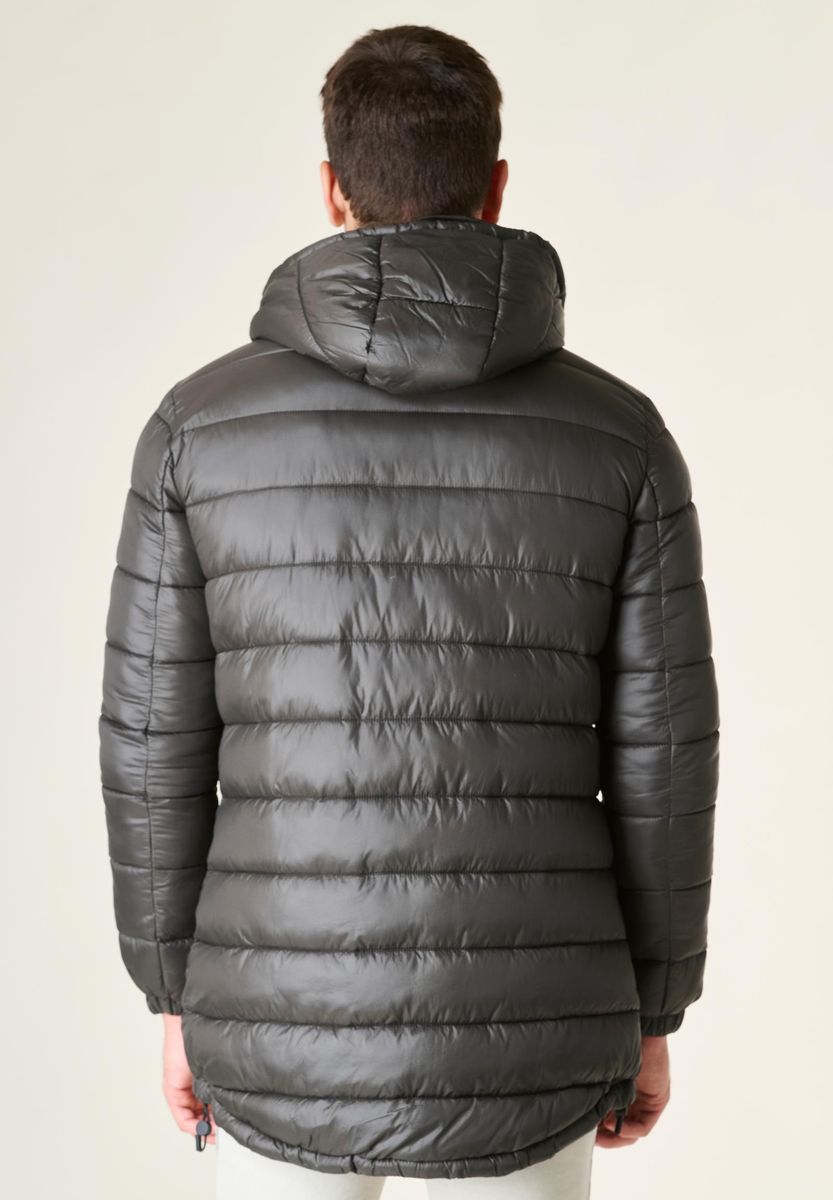 Angelico Giaccone fango lungo trapuntato cappuccio anorak I Più Venduti