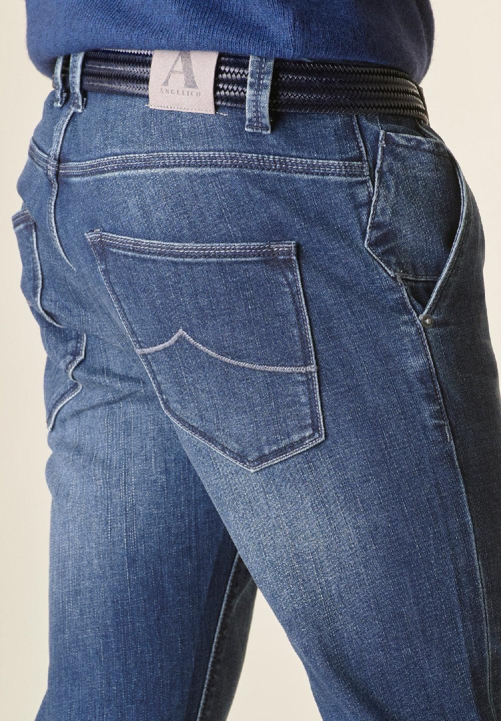 Angelico Jeans Custom tasche America Delave 2025