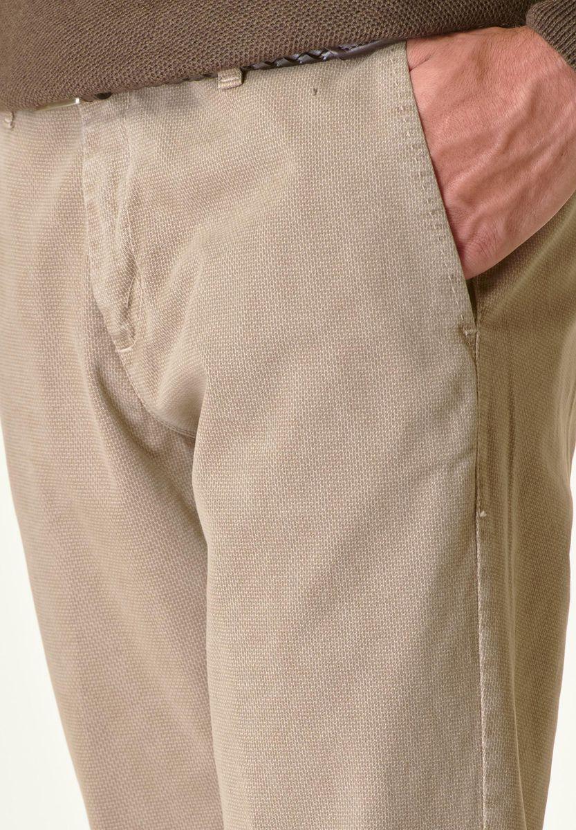 Angelico Pantalone mastice cotone micro-stampa regular Promozione