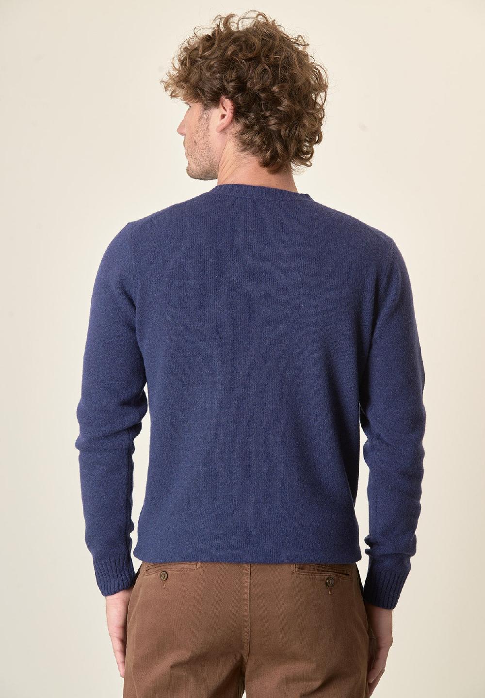 Angelico Girocollo bluette puro cashmere 2025