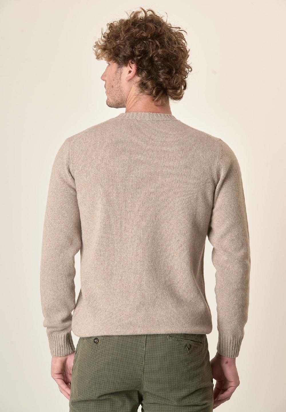 Angelico Girocollo naturale puro cashmere Sconto