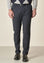 Angelico Pantalone vinaccia microdisegno doppia pinces slim fit Promozione Limitata