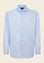 Angelico Camicia blu bianca bacchettina cotone comfort fit Offerte giornaliere