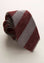 Angelico Cravatta bordeaux grigio regimental effetto lana Hotsell