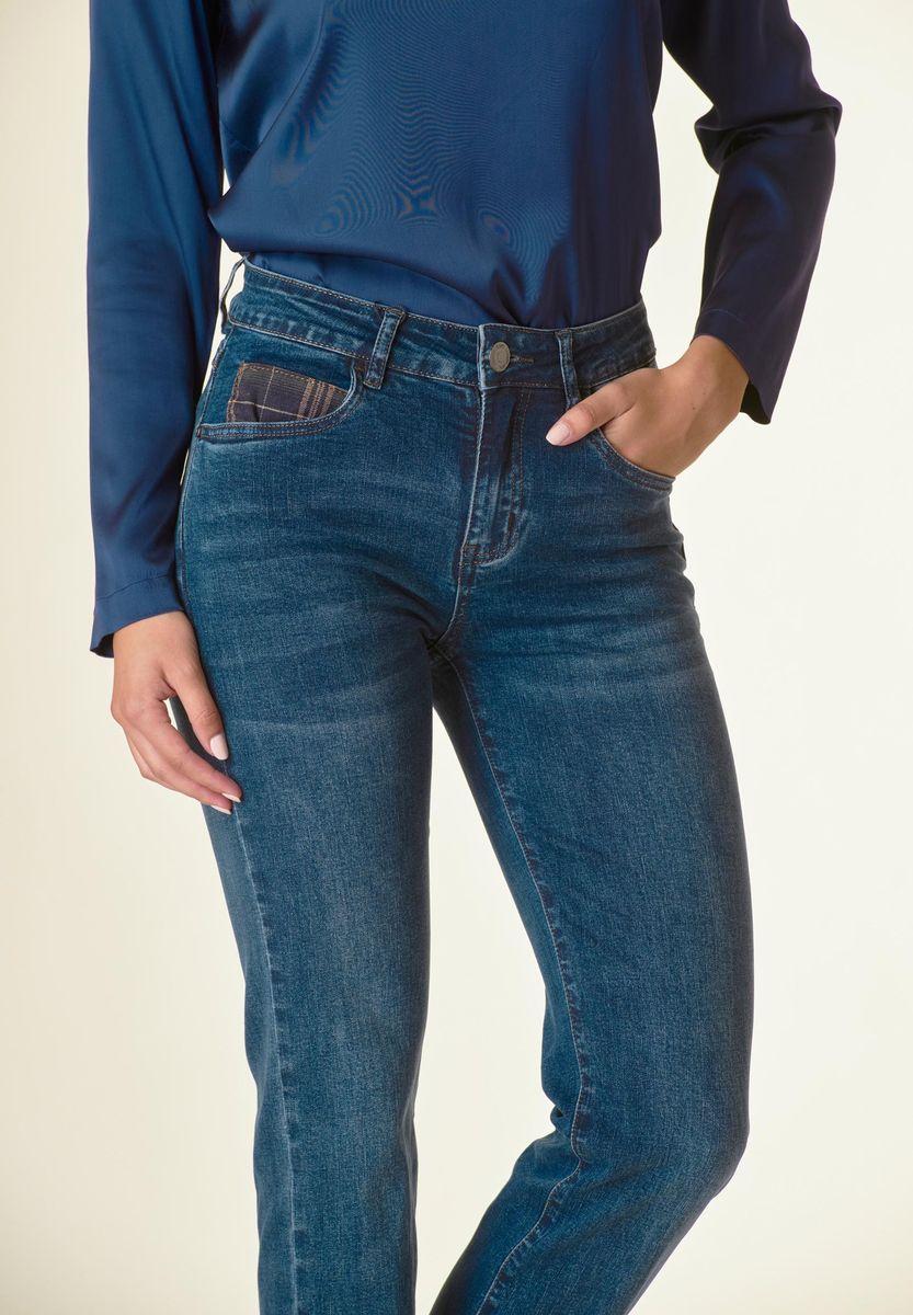 Angelico Jeans risvolto Galles In Vendita