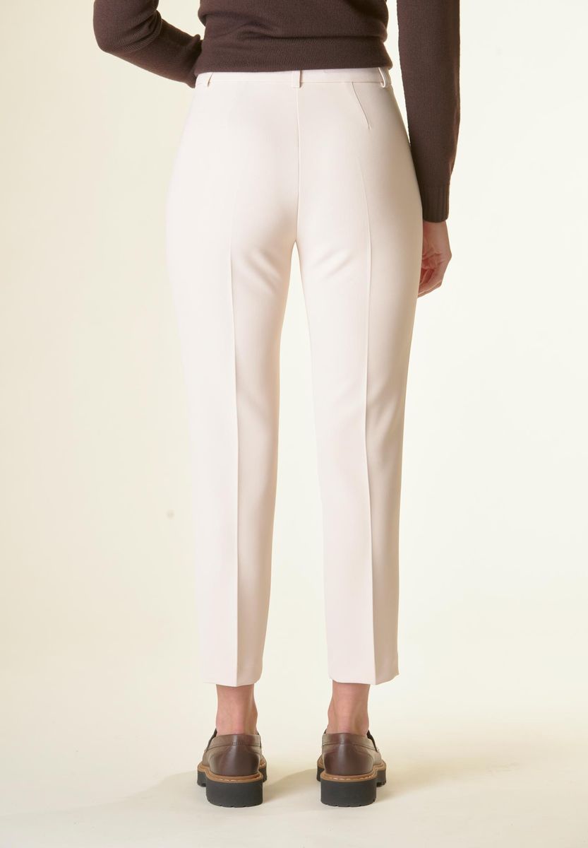 Angelico Pantalone panna crepe sigaretta Negozio