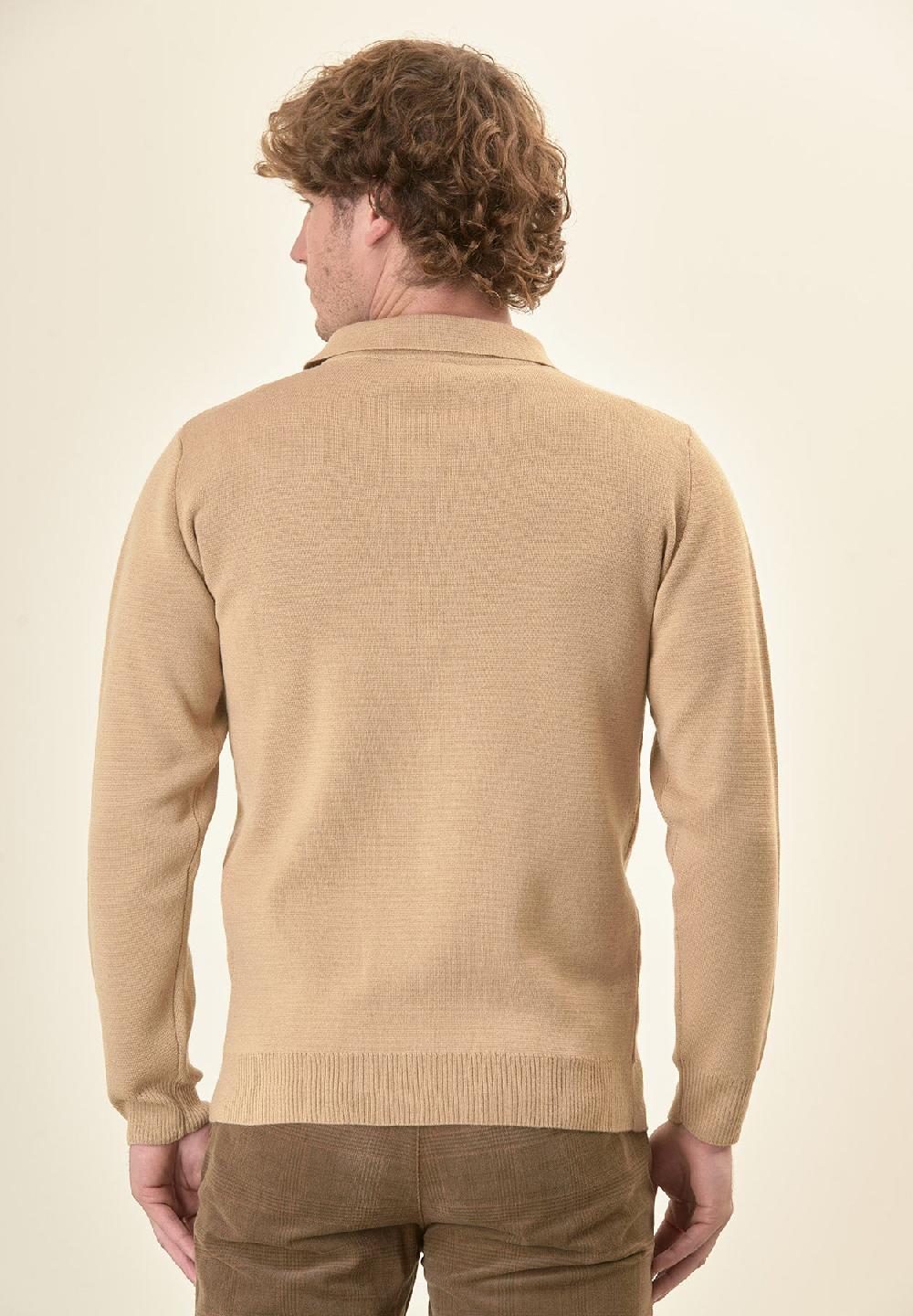 Angelico Giacca beige punto milano bottoni Offerta
