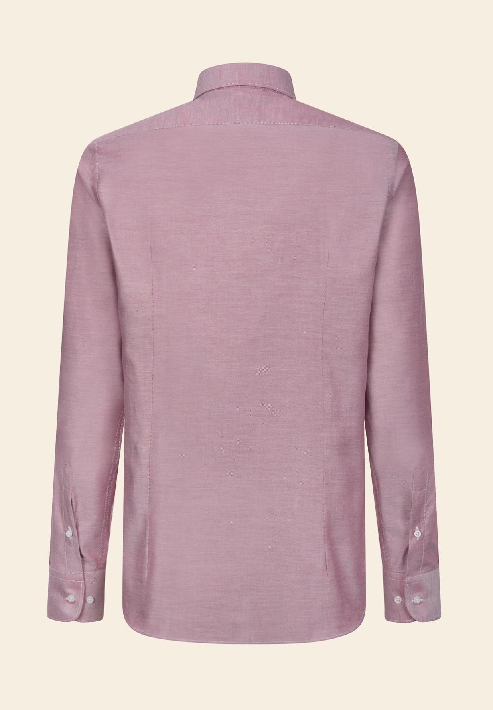 Angelico Camicia rossa oxford cotone slim fit In Saldo