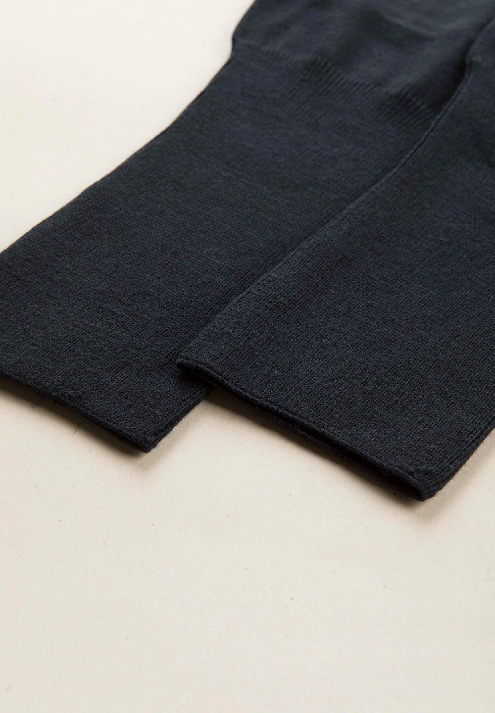 Angelico Calza blu cotone stretch unito Vendite Flash