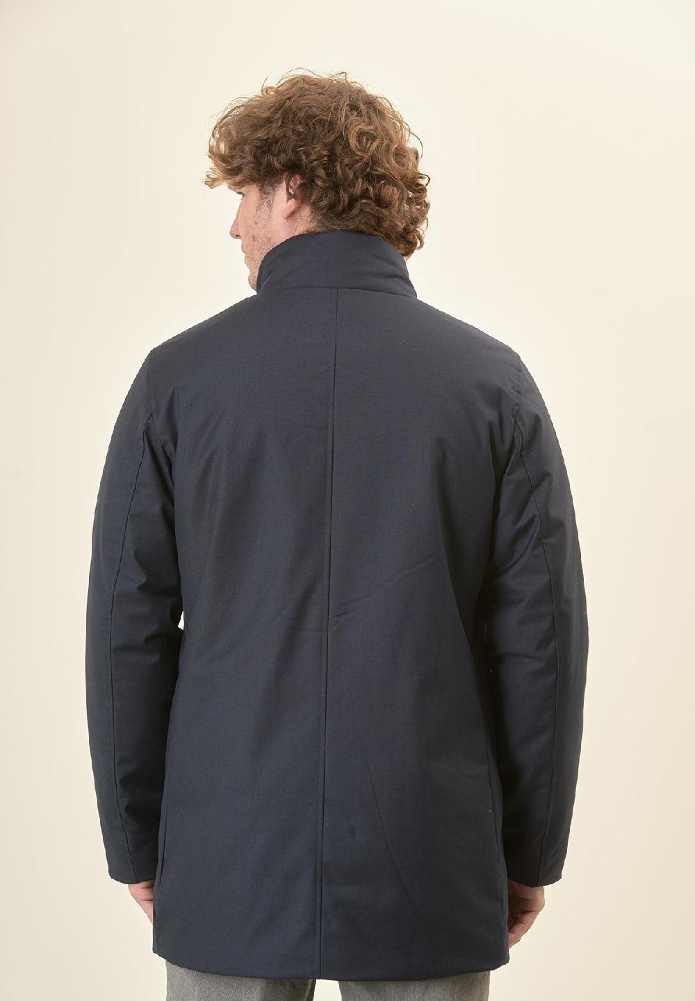Angelico Giaccone city coat blu pettorina removibile Latest fashion