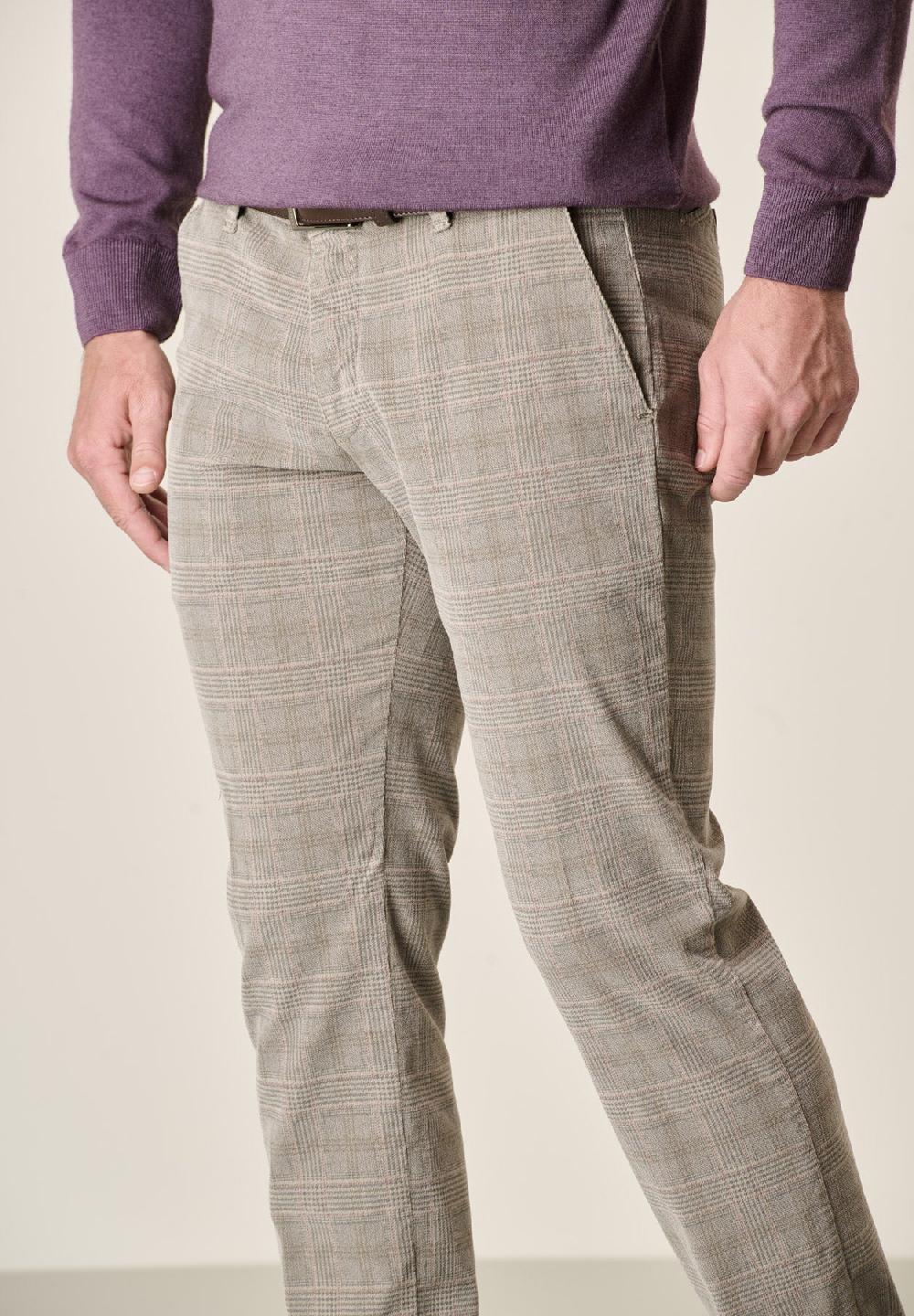 Angelico Pantalone fango fustagno Galles tinto capo slim fit Lightning offer