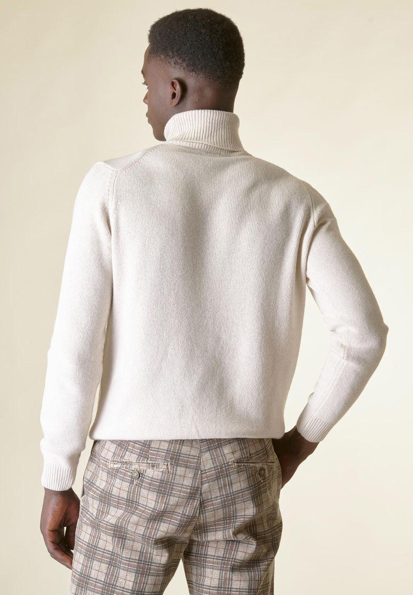 Angelico Dolcevita ecrù mano-cashmere Offerta
