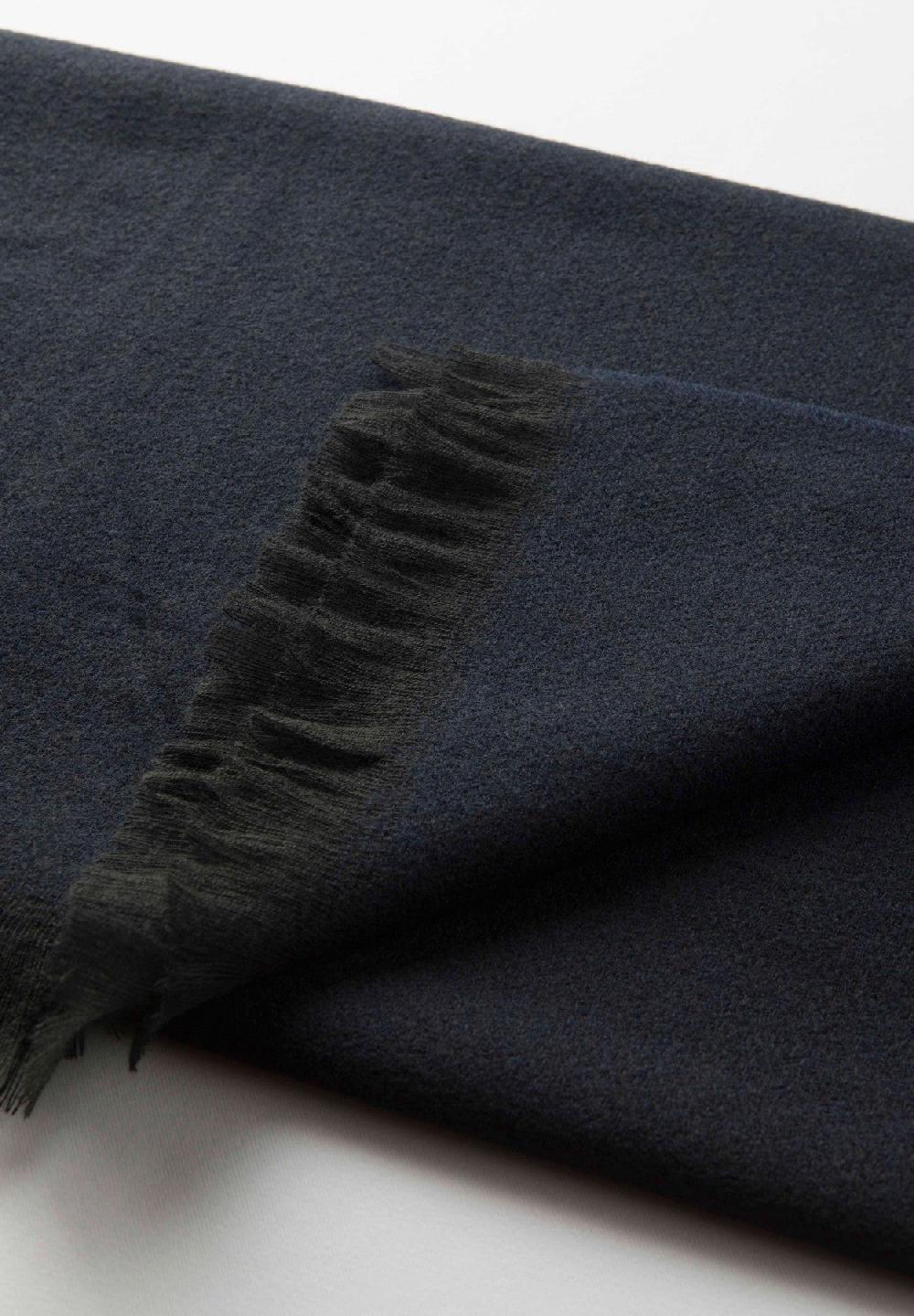 Angelico Sciarpa blu scuro melange In Vendita