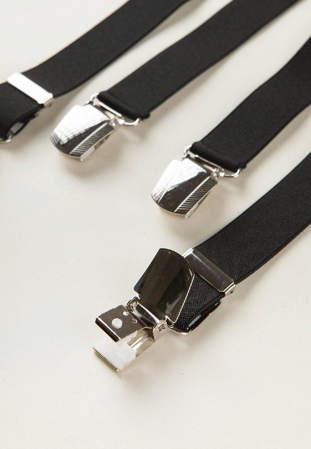 Angelico Bretella nera unita slim Offerte